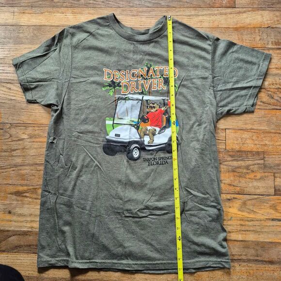 'Designated Driver' Golf Cart -Tarpon Springs, FL Short Sleeve T-Shirt - Medium - Picture 4 of 6